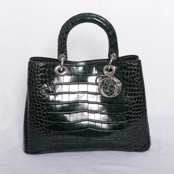 small Christian Dior diorissimo original bag 44374 darkgreen